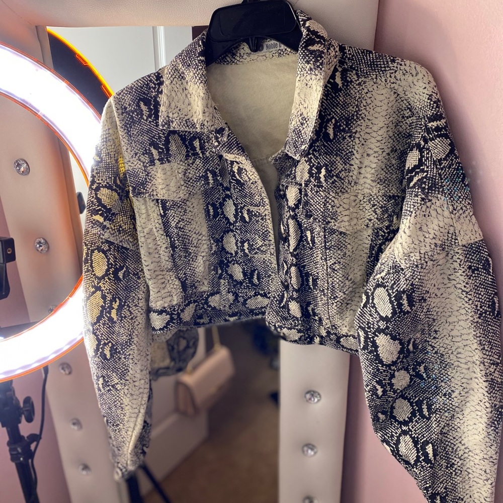 Fashion nova snakeskin set